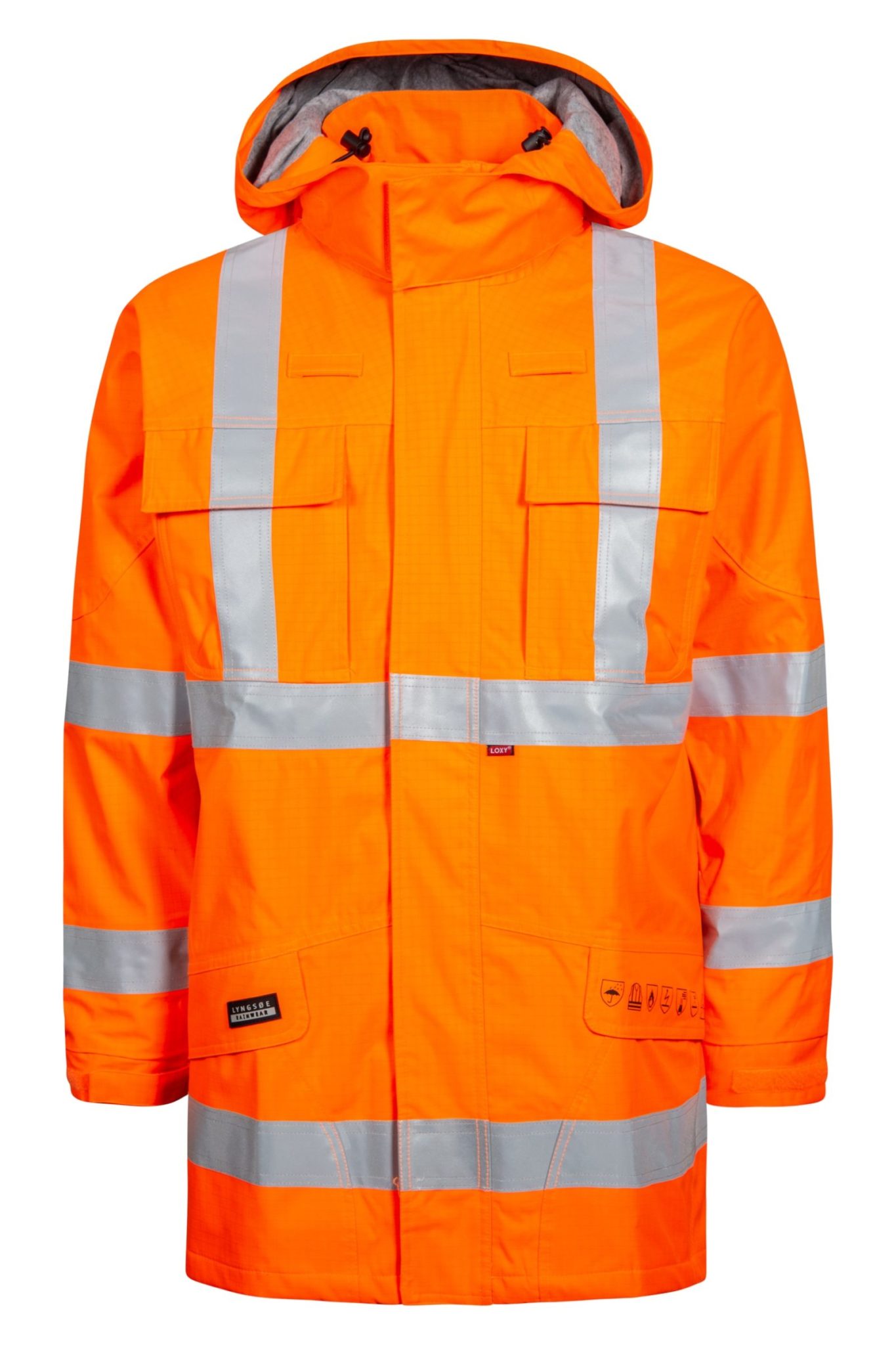 FR ARC Hi Vis Orange Heavy Duty Waterproof Jacket C4E Ordering System FR ARC Hi Vis Orange Heavy Duty Waterproof Jacket C4E Ordering System